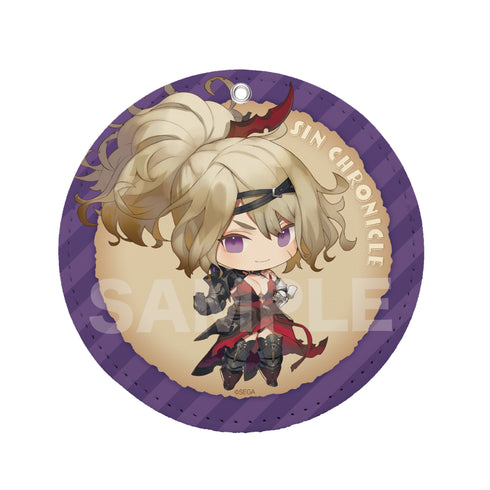 『シン・クロニクル』レザーコースターキーホルダー 03 ヴィオレット